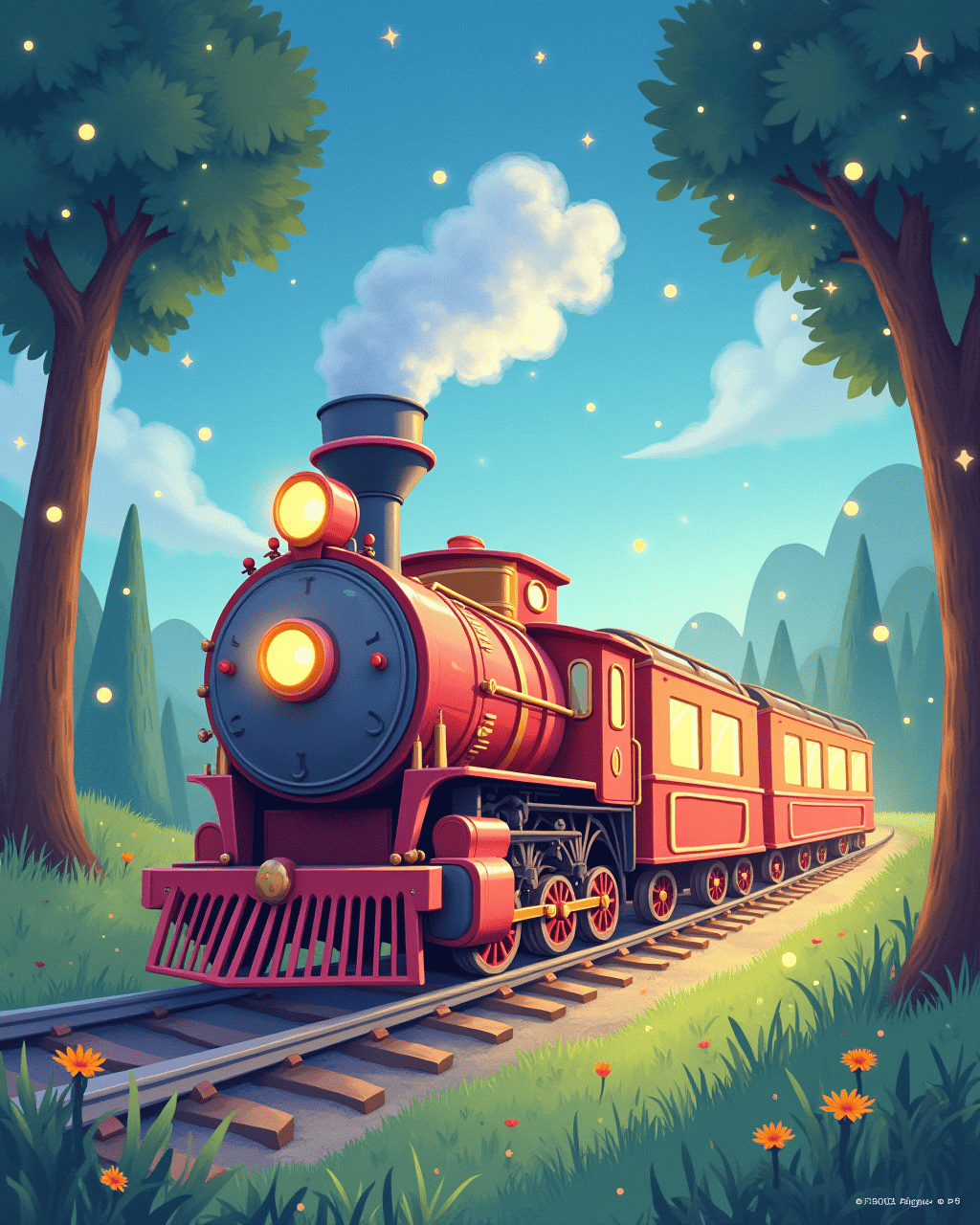 The Magical Train That Only Goes Backwards