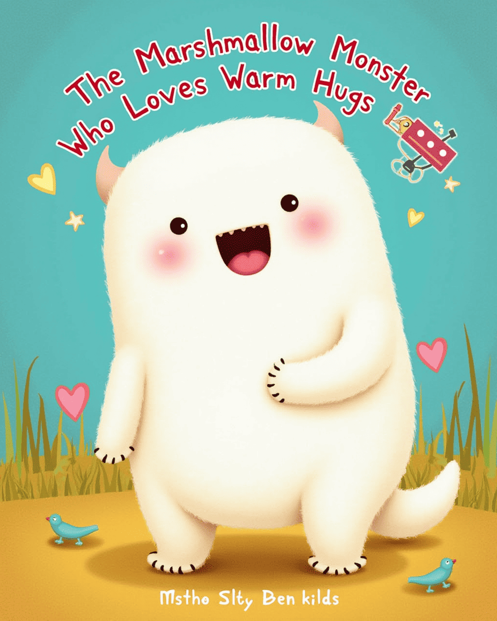 The Marshmallow Monster Who Loves Warm Hugs
