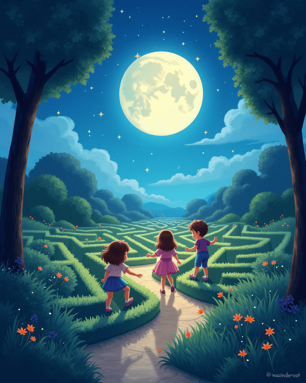 Moonlit Maze Adventures