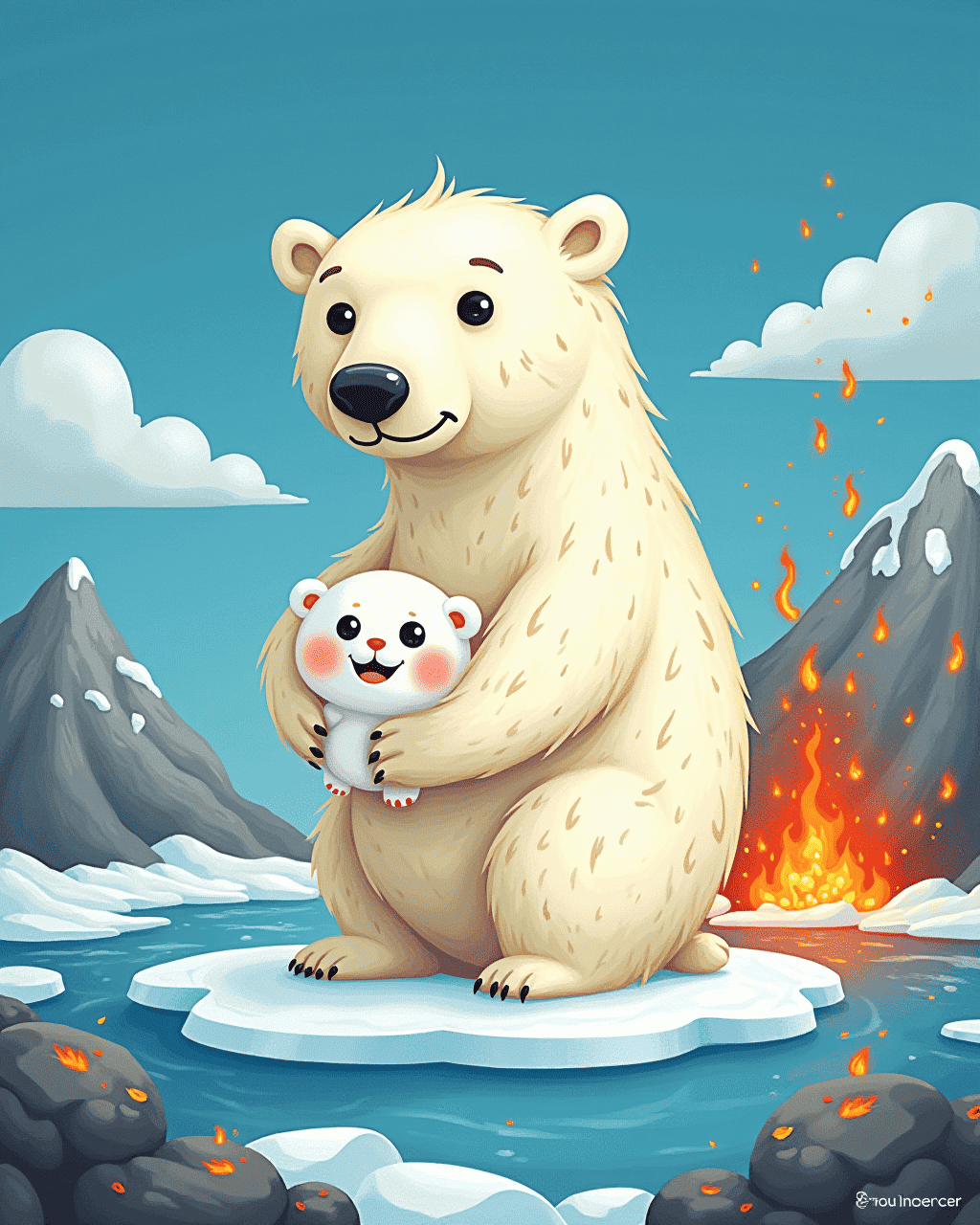 The Polar Bear Who Loved Volcanoes