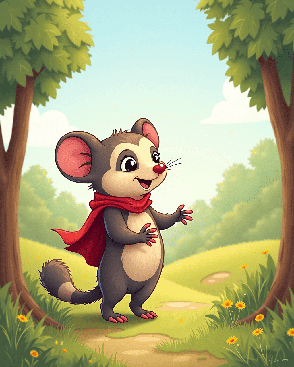 The Possum Who Pretends to Be a Hero