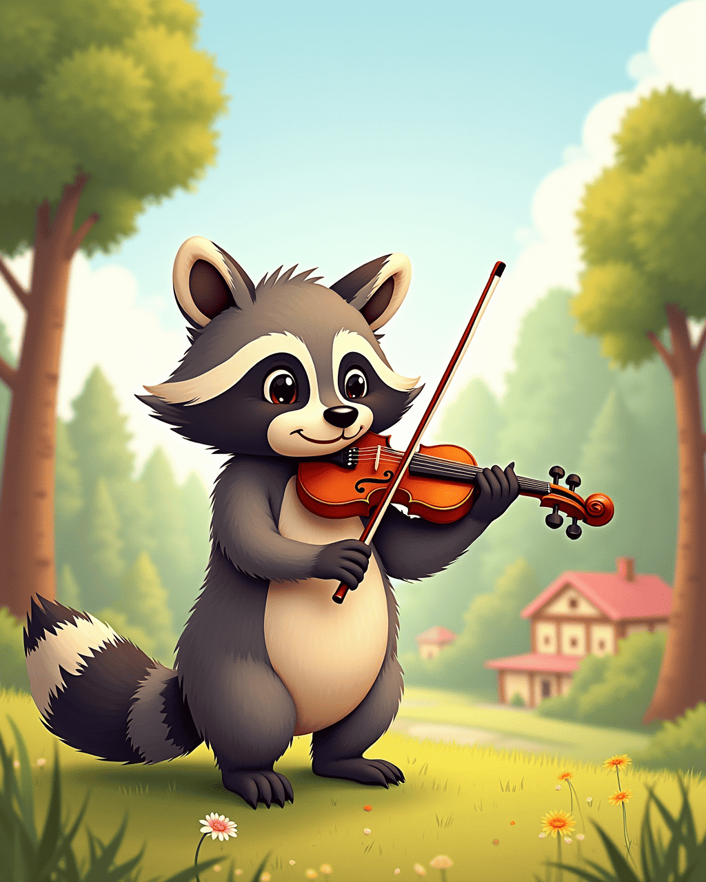 The Raccoon Who Plays the Violin