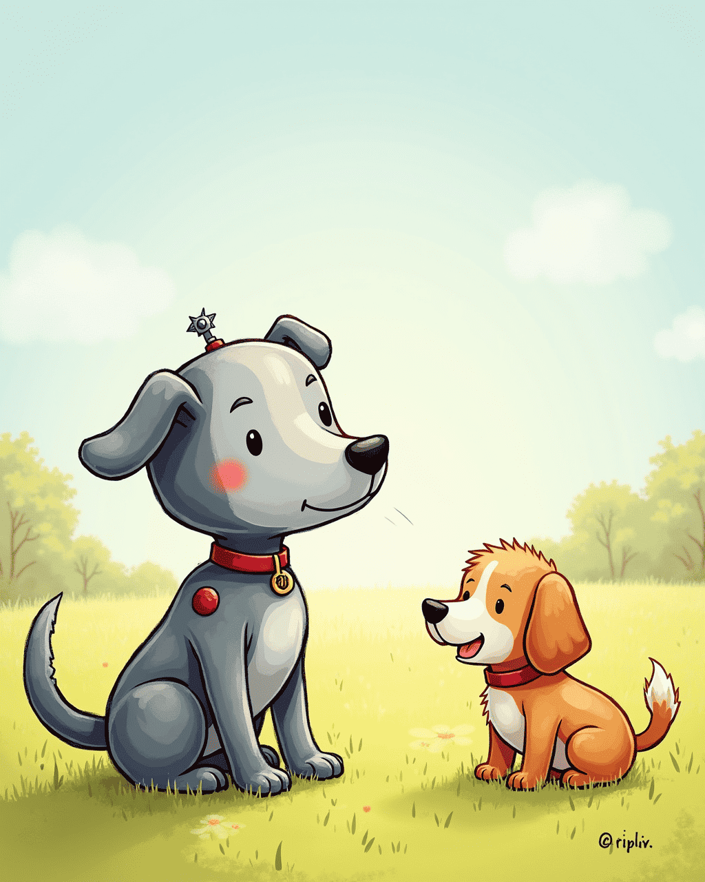 The Robot Dog Who Was Afraid of Real Dogs