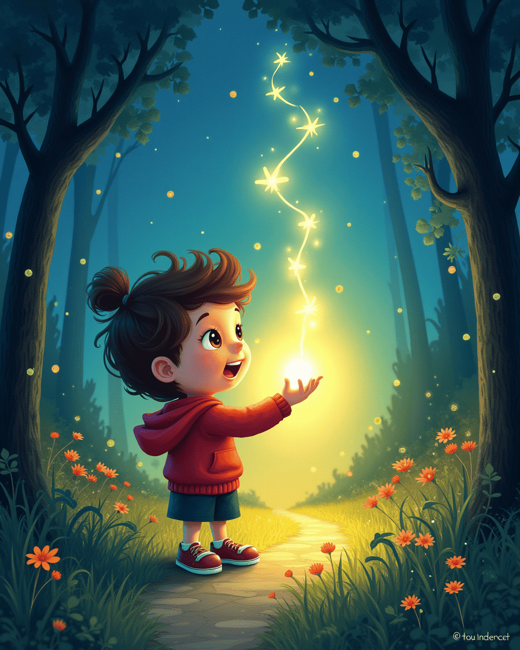 The Secret of the Glowing Glove