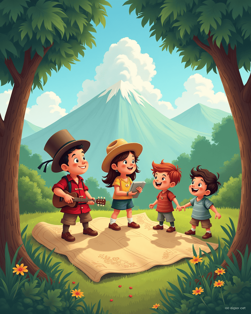 The Secret of the Mysterious Map