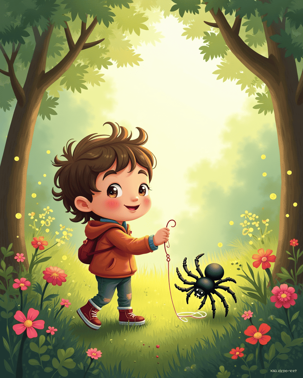 The Secret of the Silken Spider