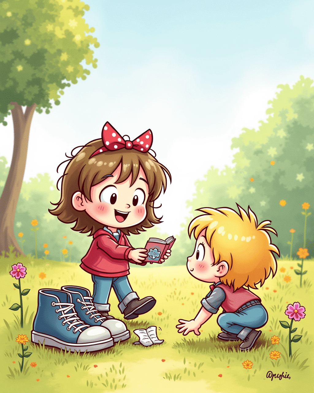 The Shoes That Tell Jokes