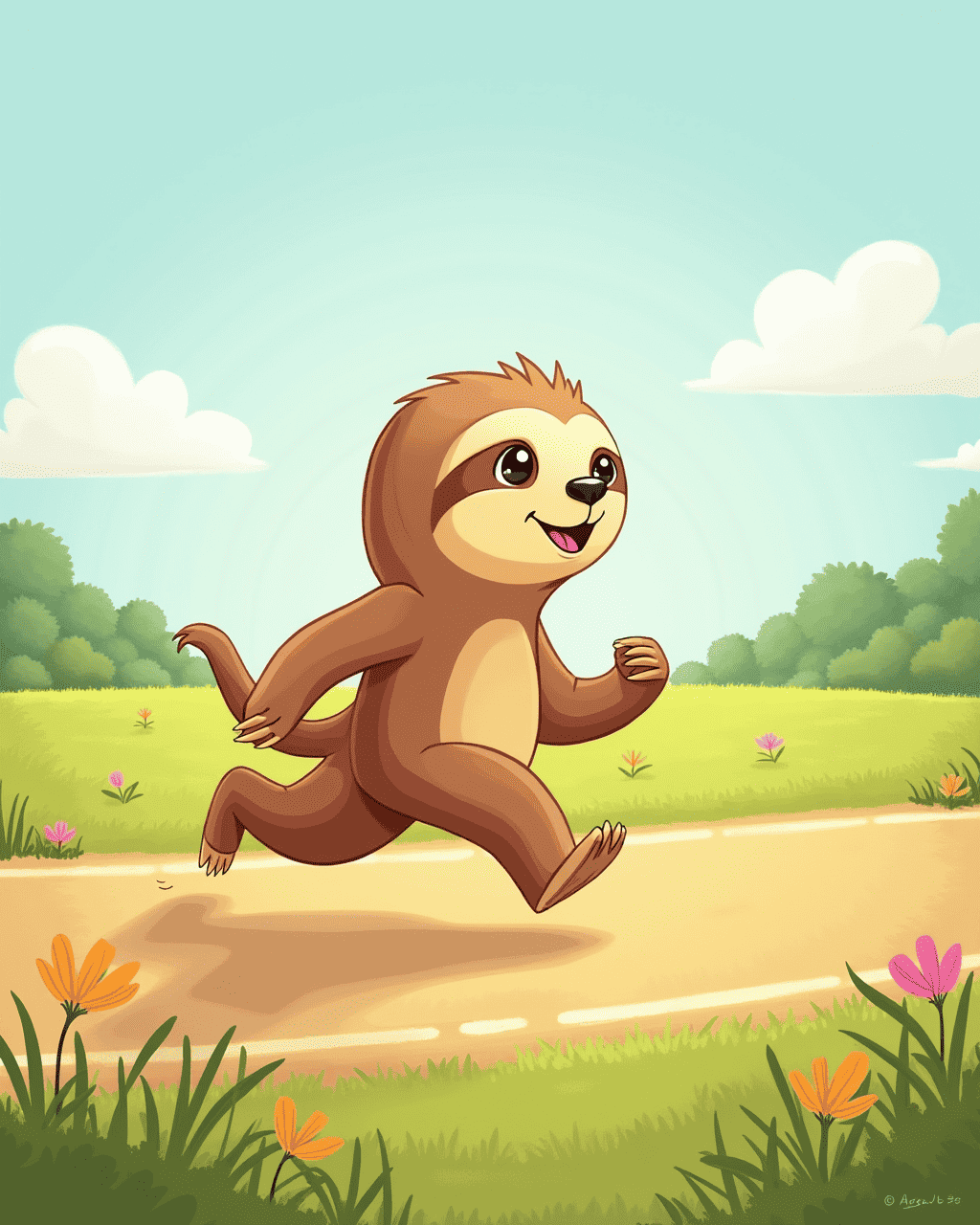 The Sloth Who Wanted to Run Fast