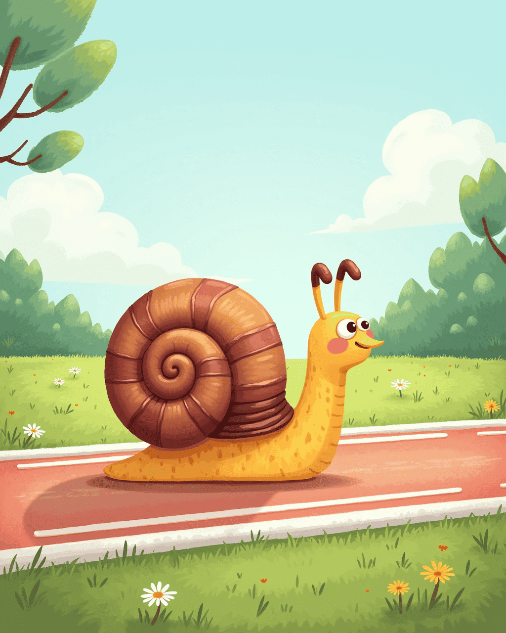 The Snail Who Won the Marathon