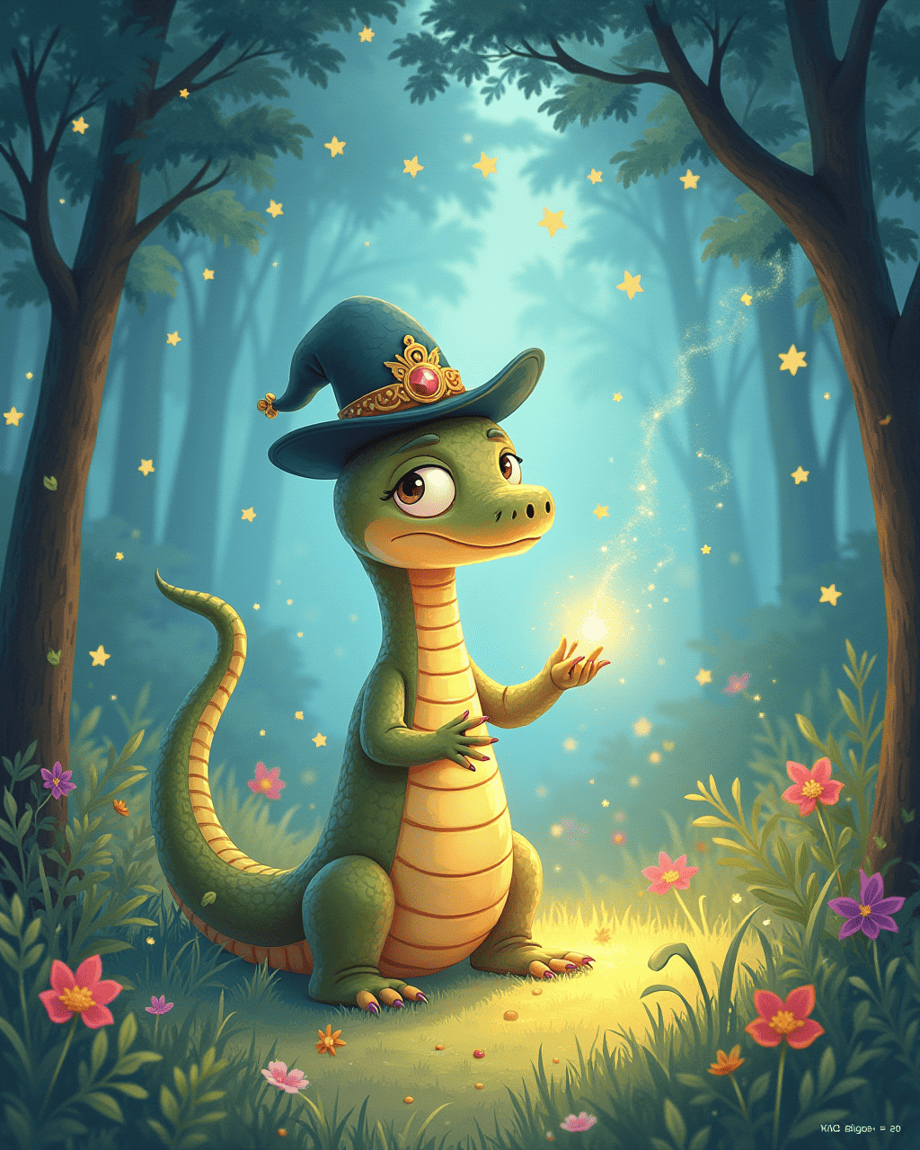 The Snake Who Became a Magician