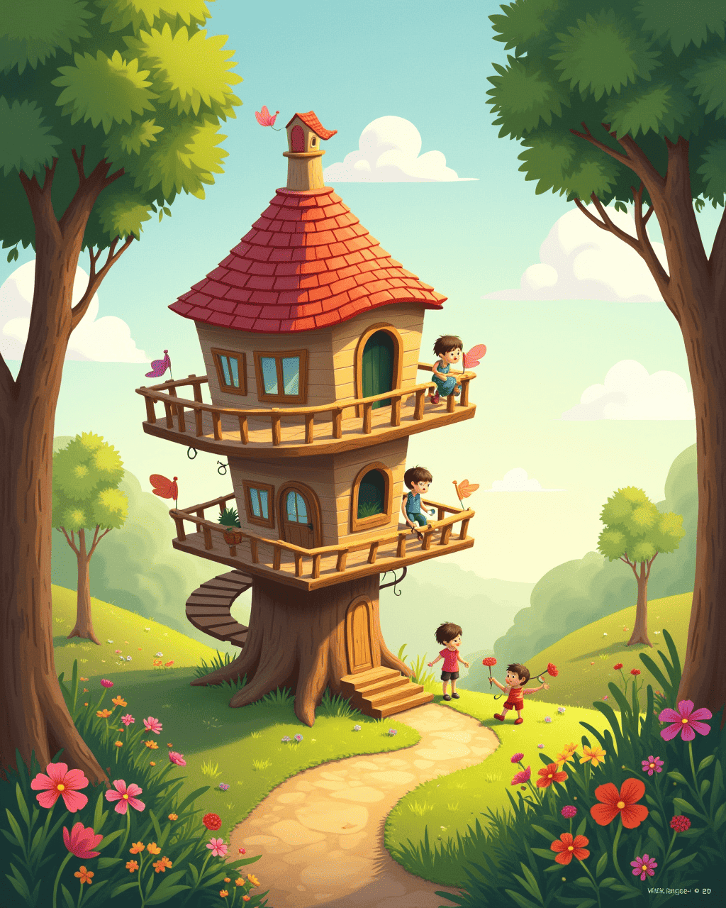 The Tale of the Topsy‑Turvy Treehouse