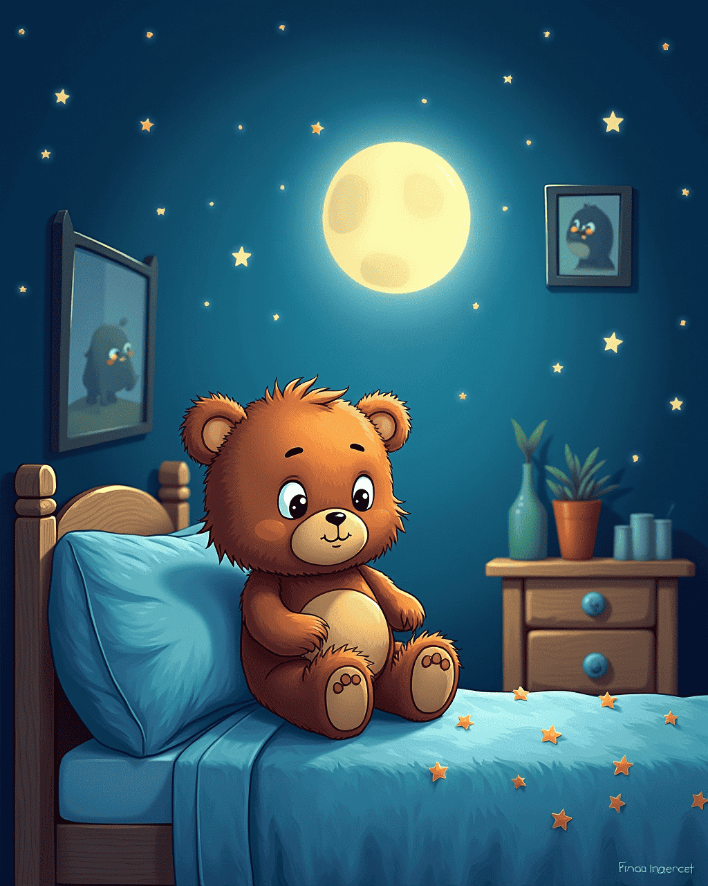 The Teddy Bear’s Night Patrol