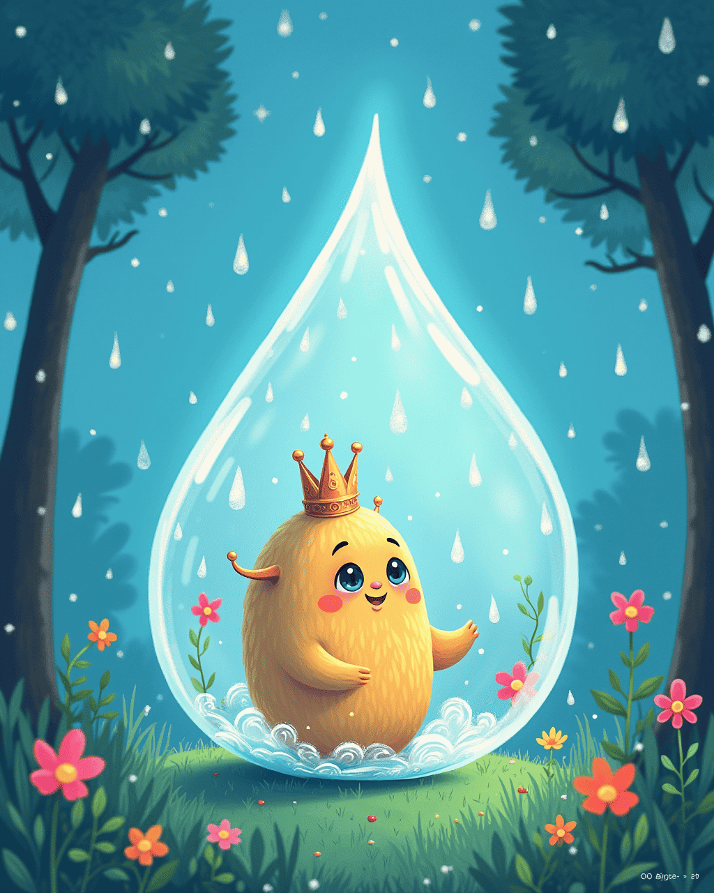 The Tiny Kingdom Inside a Raindrop