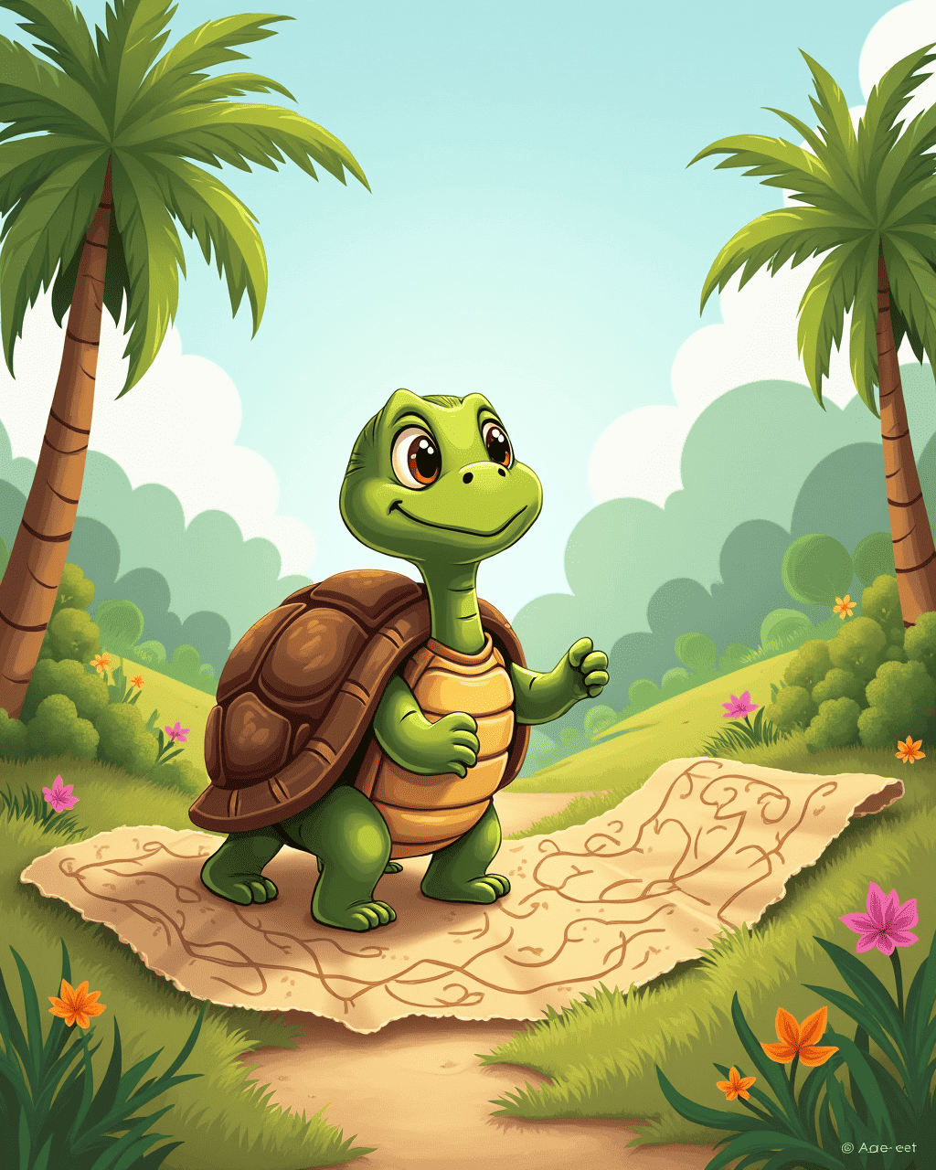 The Tortoise's Treasure Map