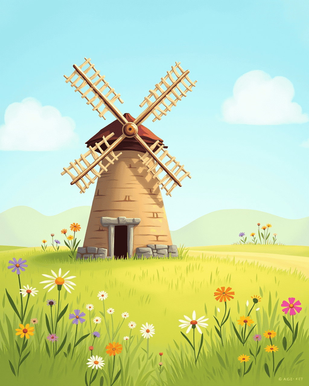 The Whispering Windmill's Wish
