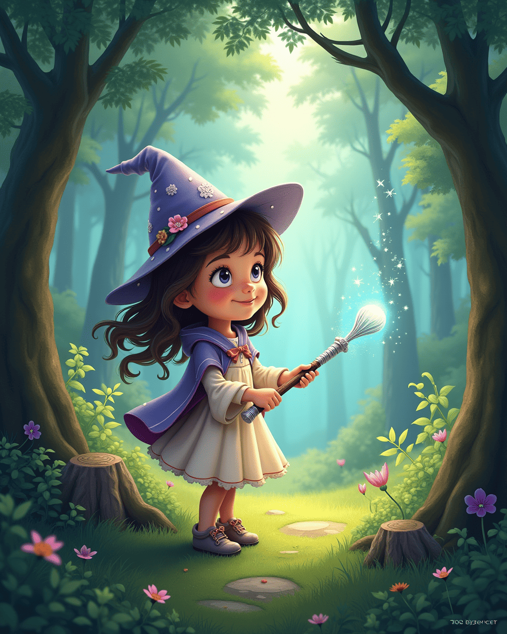 The Whispering Wizard's Wand