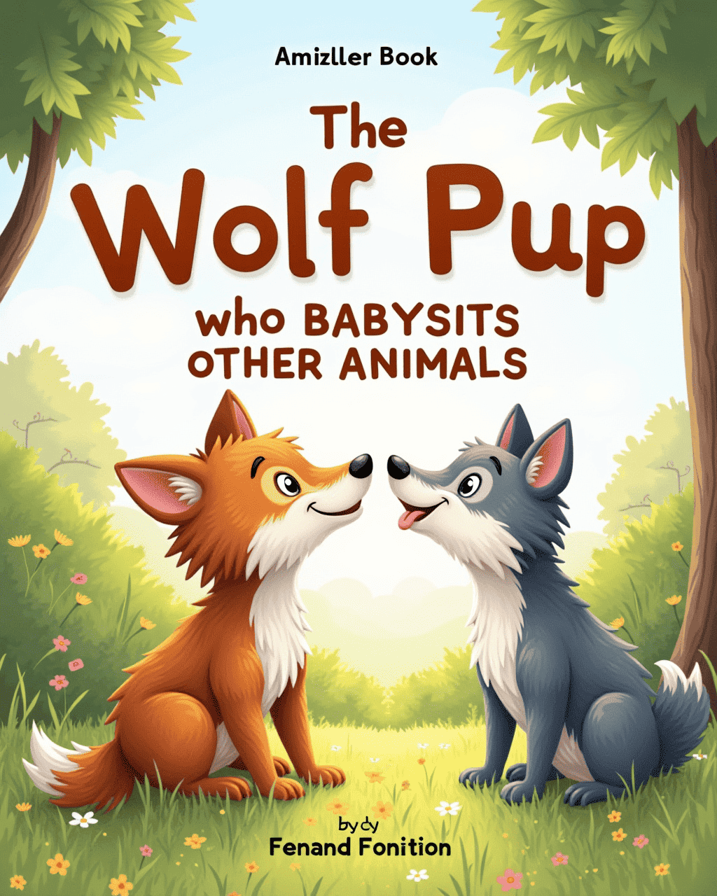 The Wolf Pup Who Babysits Other Animals