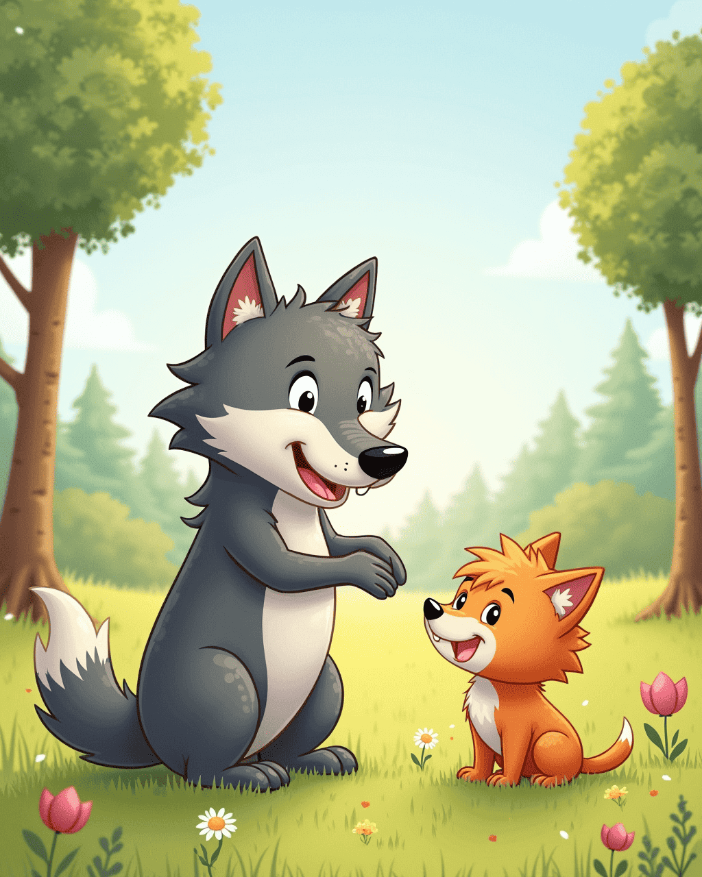 The Wolf Who Wanted a Hug