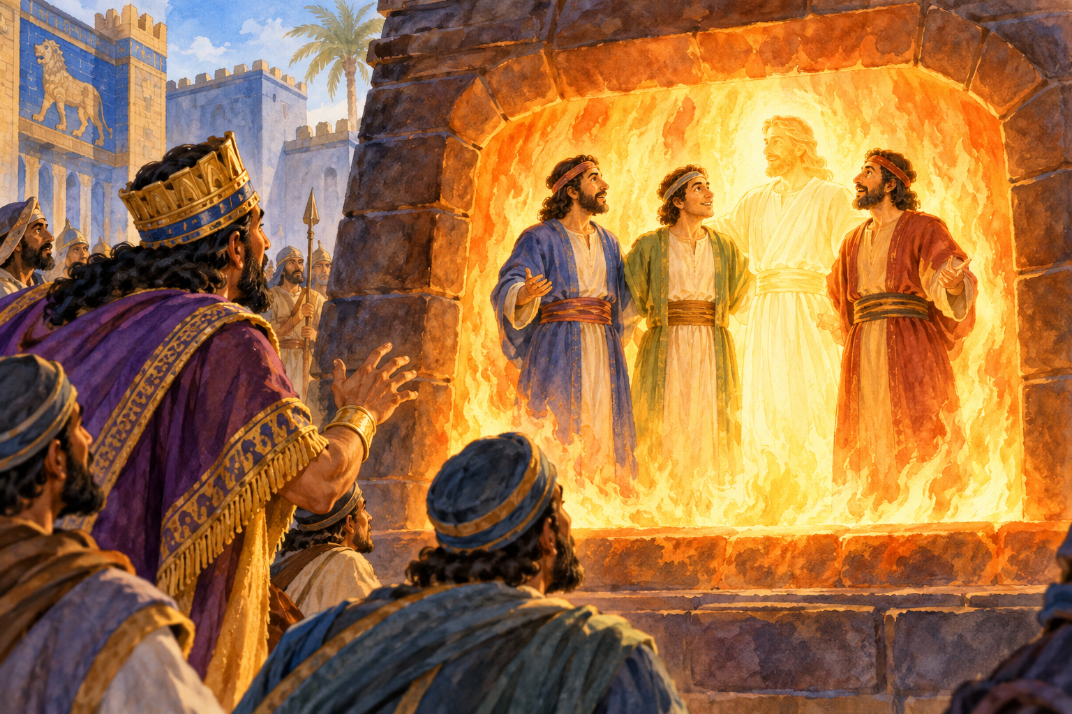 046 Daniel, the Interpreter of Dreams — color illustration