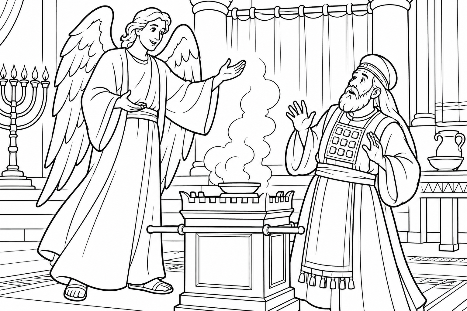 051 The Promise of a Child — coloring page