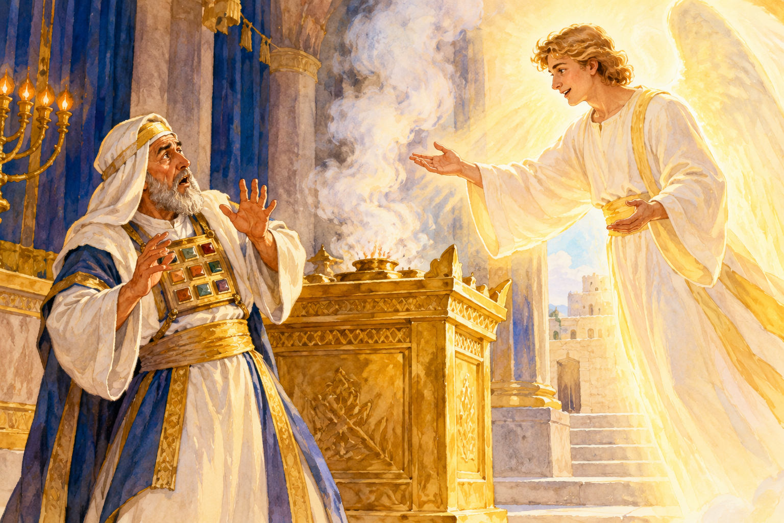 051 The Promise of a Child — color illustration