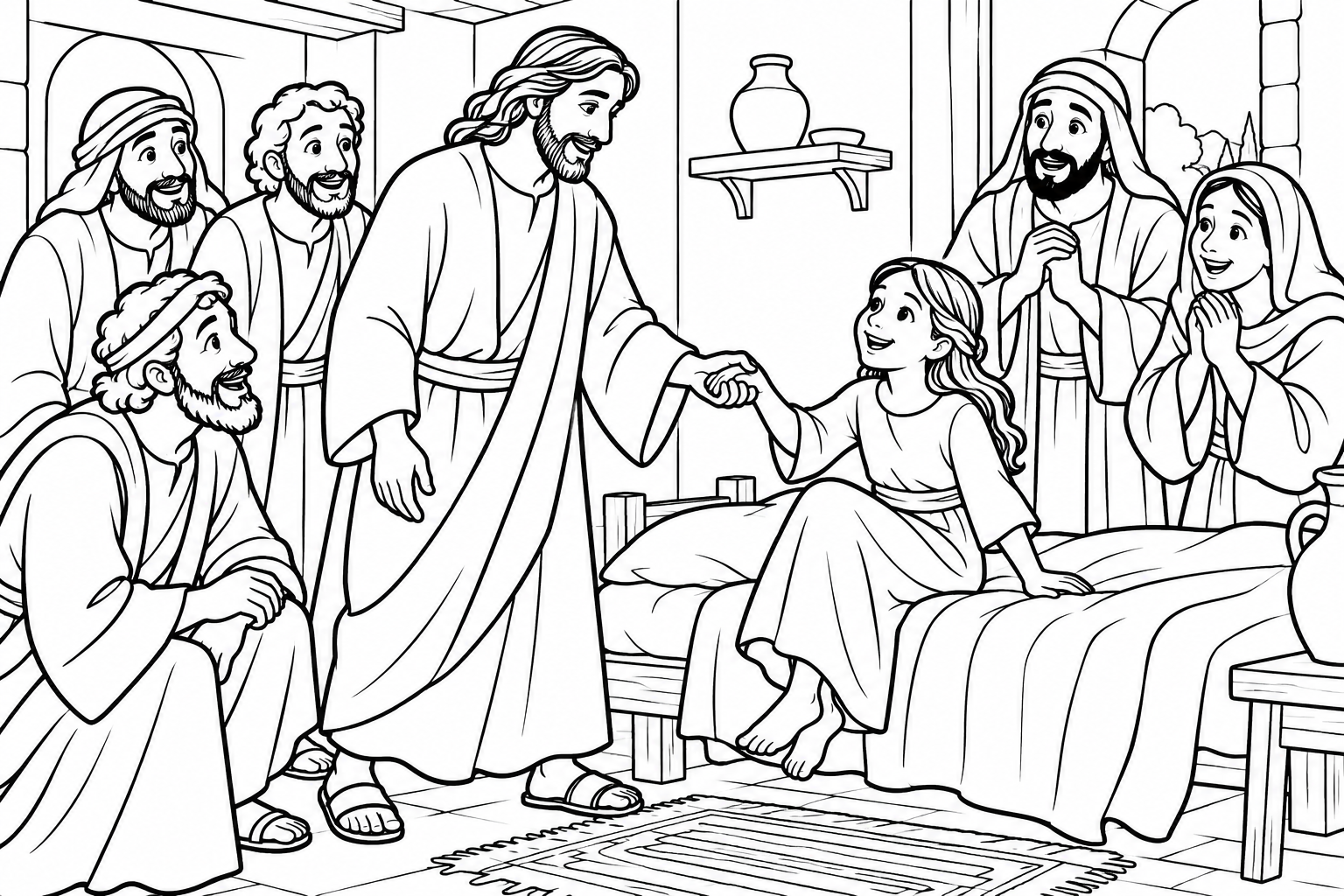 066 Bringing the Dead Back to Life — coloring page