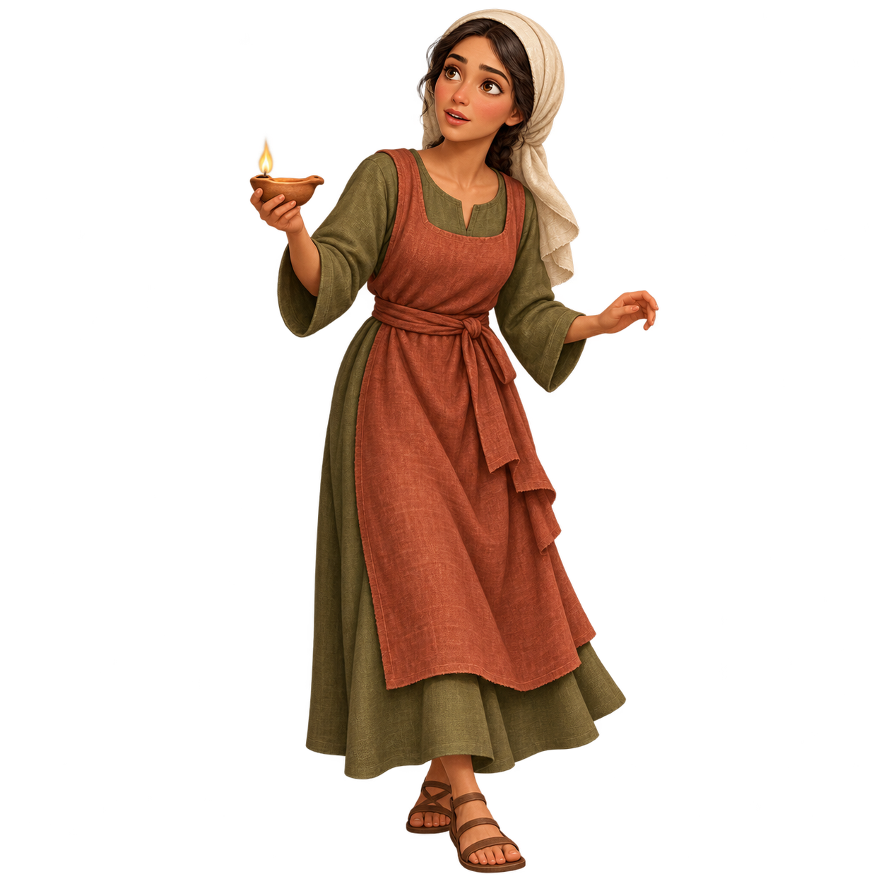 The Courtyard Servant Girl
